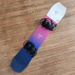 BATALEON WHATEVER SNOWBOARD 154 X 25.7 WITH BINDINGS THIRTYTWO BOOTS DAKINE BAG
